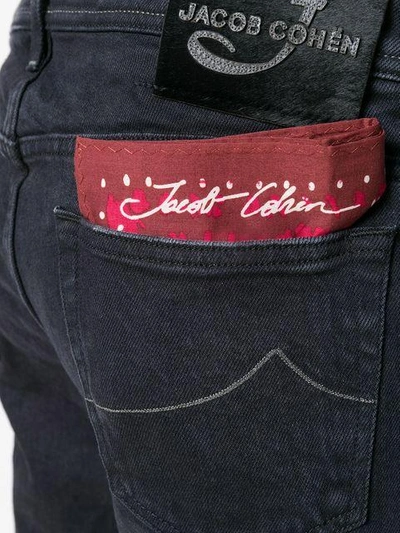 Shop Jacob Cohen Slim Fit Jeans - Blue