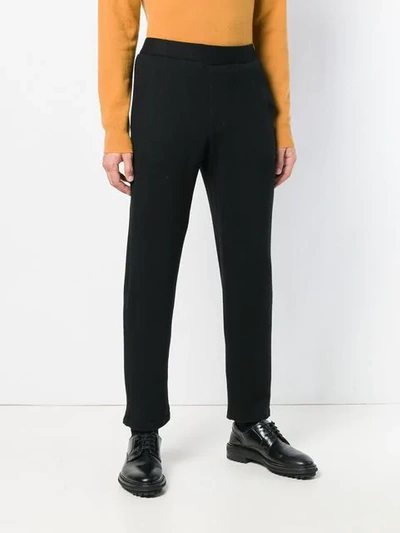 Shop Chalayan Elastic Waist Trousers In Black