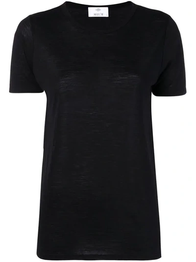 Shop Allude Short-sleeved T-shirt - Black