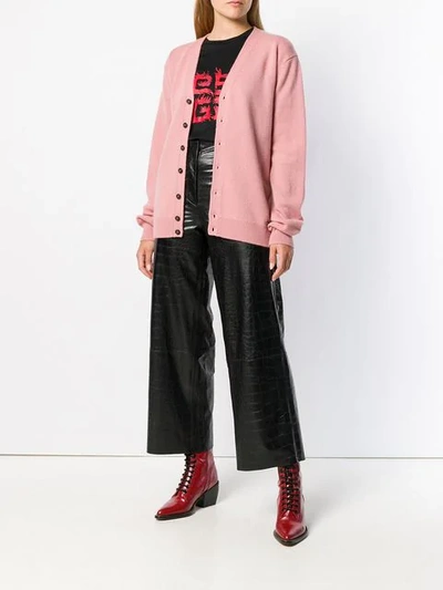 Shop Dsquared2 Knit Cardigan - Pink