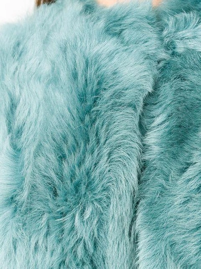 oversized fur coat