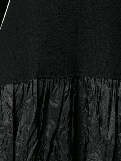 Shop Daniela Gregis Boat Neck Midi Dress In Black