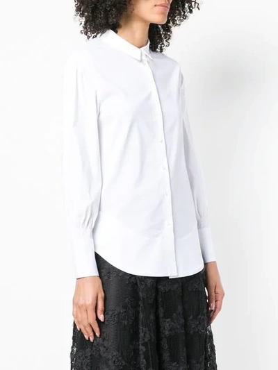 Shop Steffen Schraut Gathered Cuffs Shirt In White