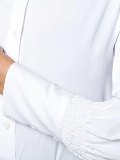 Shop Steffen Schraut Gathered Cuffs Shirt In White