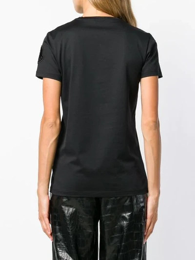 Shop Moncler Basic T-shirt In Black