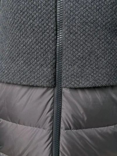 Shop Herno Hybrid Padded Jacket - Grey