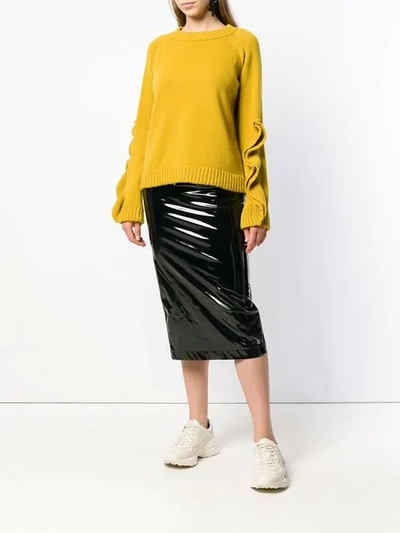 Shop N°21 'skin' Pencil Skirt In Black