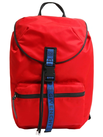 Shop Givenchy 4g Pack-away Backpack In Rosso