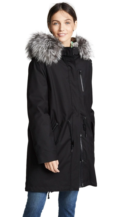 Shop Mackage Rena Parka In Black