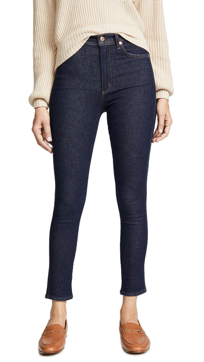 Shop Agolde Roxanne Super High Rise Skinny Jeans In Phase