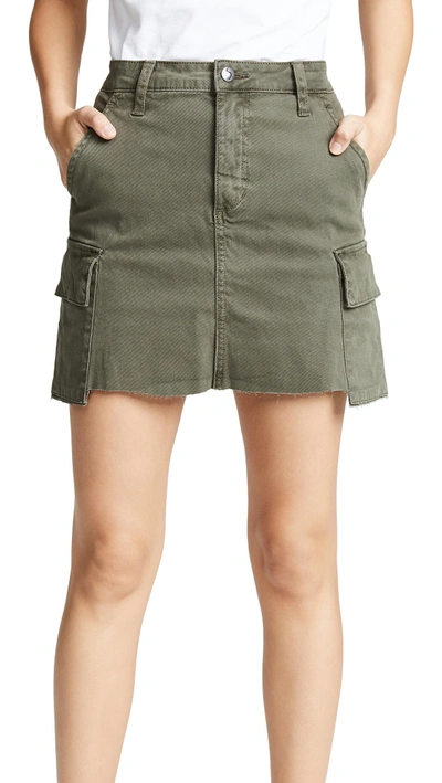 Shop Joe's Jeans The Army Skirt In Forest Floor