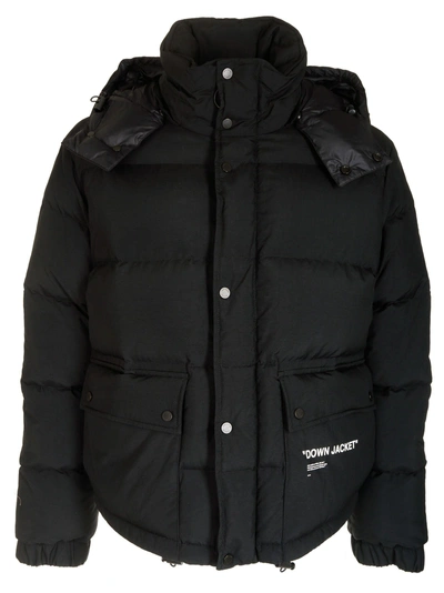 Off-white Off White Quote Puffer In Black | ModeSens