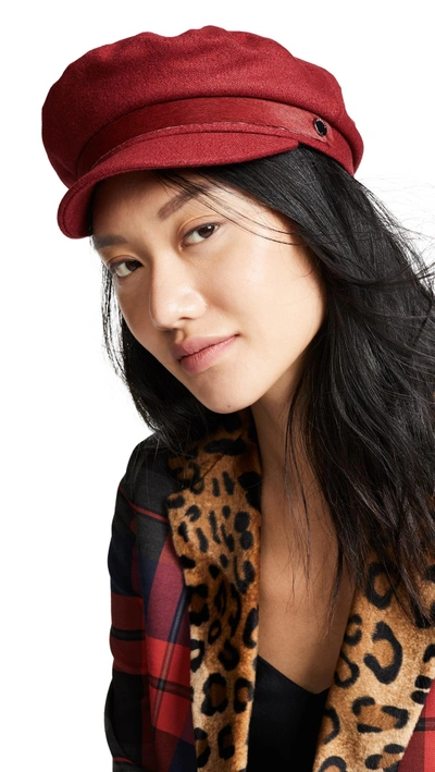 Shop Rag & Bone Fisherman Cap In Red Melange