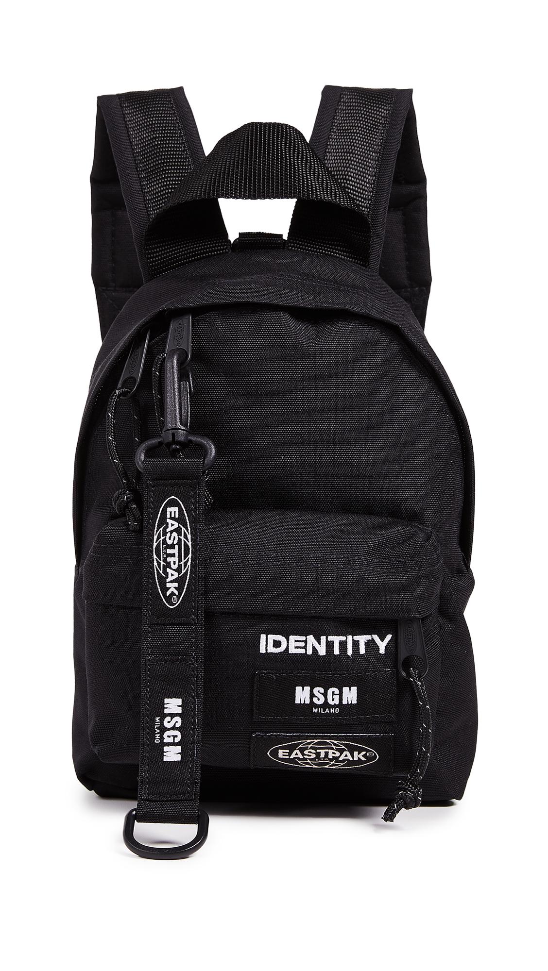 msgm eastpak backpack black