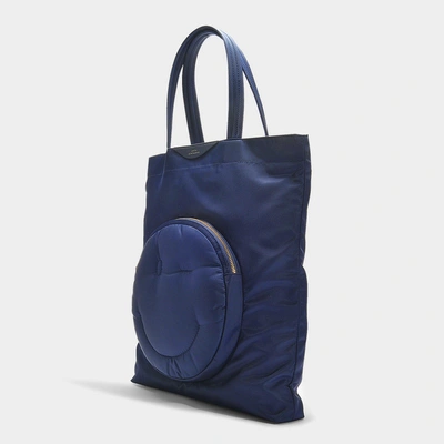 Shop Anya Hindmarch | Chubby Wink Tote In Navy Nylon