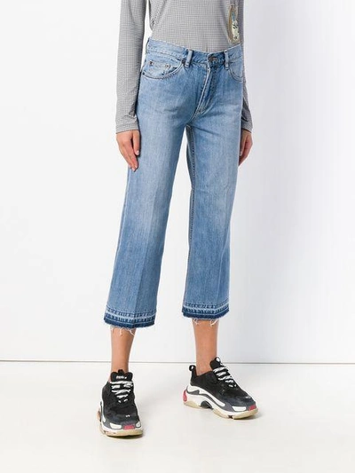 Shop Marc Jacobs Cropped Classic Jeans In Blue