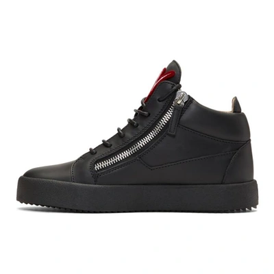 Shop Giuseppe Zanotti Black May London High-top Sneakers In Birel Nero