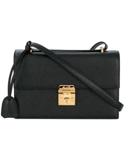 Shop Mark Cross 'downtown' Schultertasche - Schwarz In Black