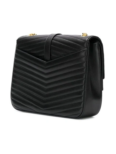 Shop Saint Laurent Sulpice Medium Shoulder Bag In Black