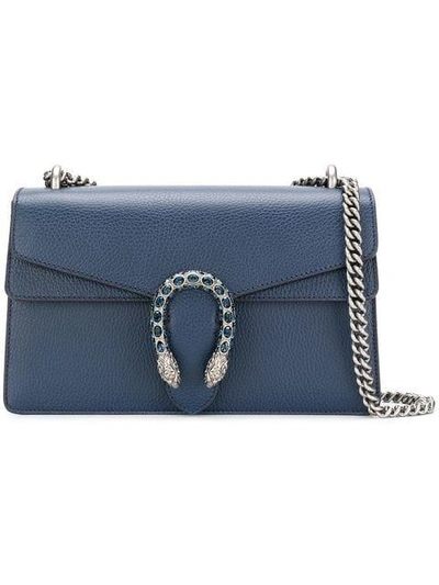 Shop Gucci Small Dionysus Shoulder Bag - Blue