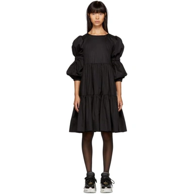 Shop Molly Goddard Black Milla Dress