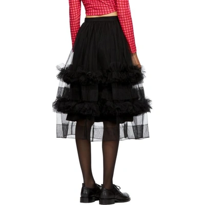 Shop Molly Goddard Black Akuac Skirt