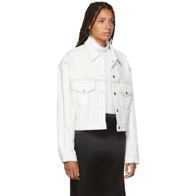 Shop Simon Miller White Morgo Jacket In 10601 White