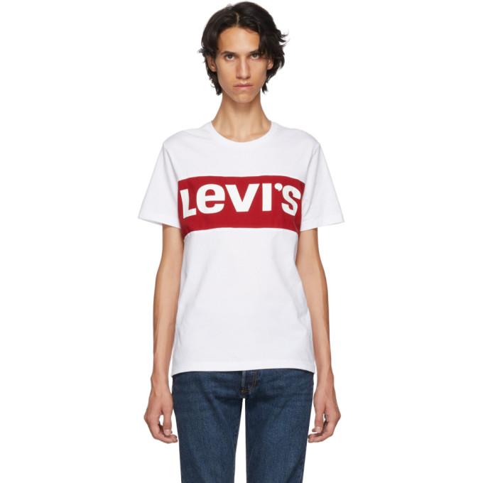 levis basic white t shirt