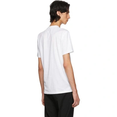 Shop Givenchy White Star Crest T-shirt In 100 White