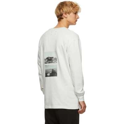 Shop Song For The Mute White Stack Pullover Sweater