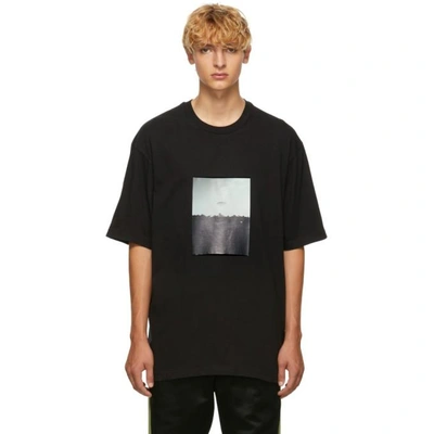 Shop Song For The Mute Black Plastic Oversized T-shirt