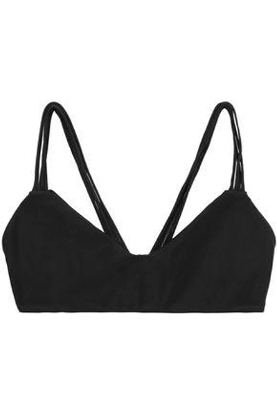 Shop Mikoh Woman Palm Beach Bikini Top Black