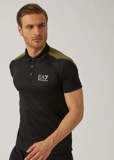 Shop Emporio Armani Polo Shirts - Item 12226468 In Black
