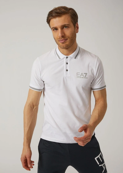 Shop Emporio Armani Polo Shirts - Item 12226471 In White