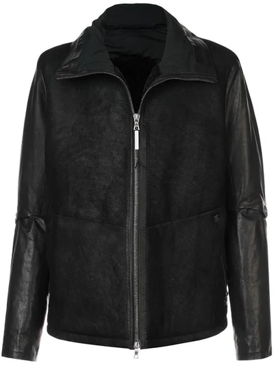 Shop Isaac Sellam Experience Down Lined Jacket In Noir