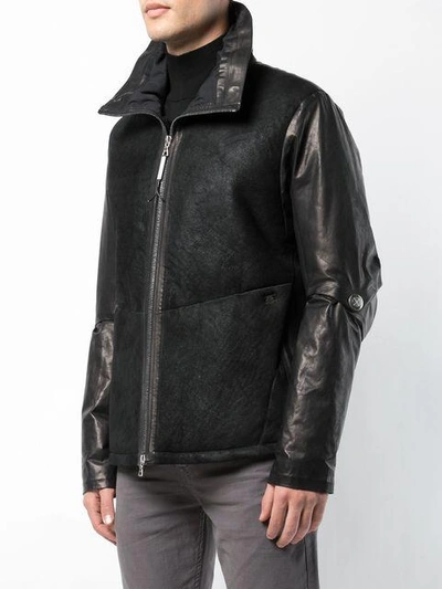 Shop Isaac Sellam Experience Down Lined Jacket In Noir