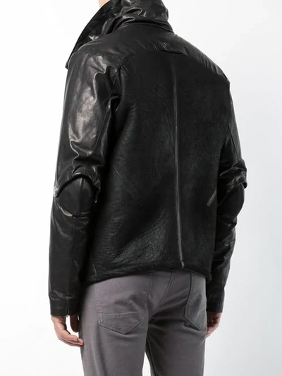 Shop Isaac Sellam Experience Down Lined Jacket In Noir