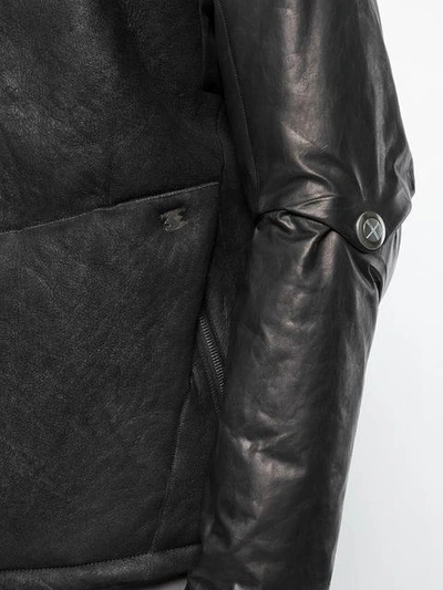 Shop Isaac Sellam Experience Down Lined Jacket In Noir
