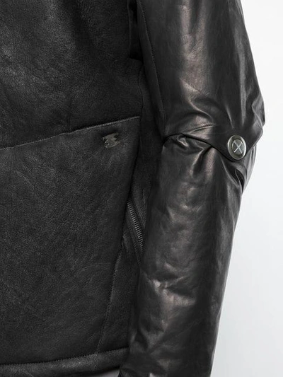 Isaac Sellam Experience Down Lined Jacket In Noir