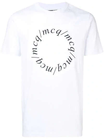 Shop Mcq By Alexander Mcqueen Mcq Alexander Mcqueen Logo Print T-shirt - White