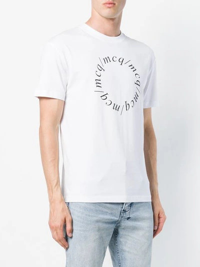 Shop Mcq By Alexander Mcqueen Mcq Alexander Mcqueen Logo Print T-shirt - White