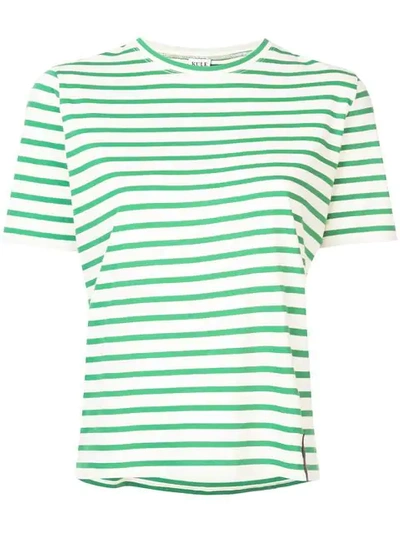 Shop Kule Striped T-shirt - White
