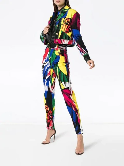 Shop Versace High In Multicolour
