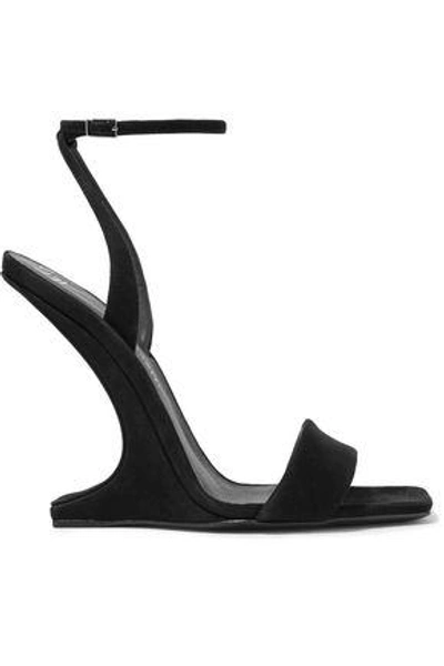 Shop Giuseppe Zanotti Suede Sandals In Black