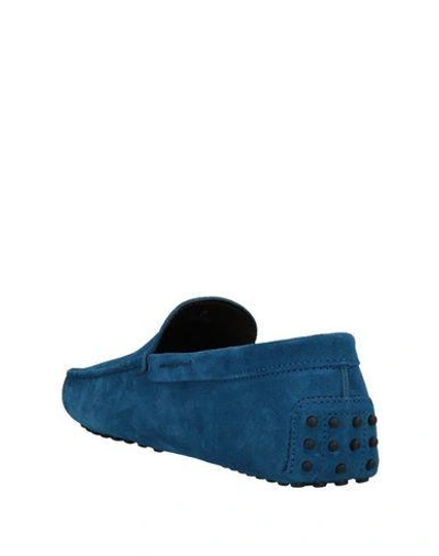 Shop Tod's Loafers In Deep Jade