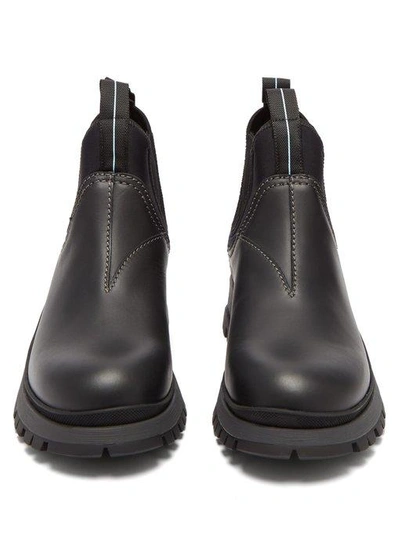 PRADA Leather chelsea boots 