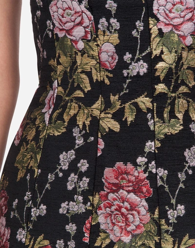 Shop Dolce & Gabbana Jacquard Skirt In Multi-colored