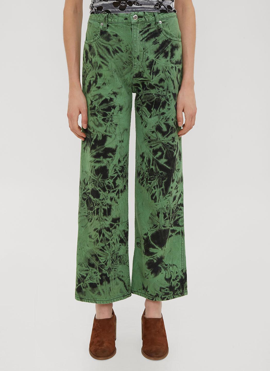 eckhaus latta green jeans