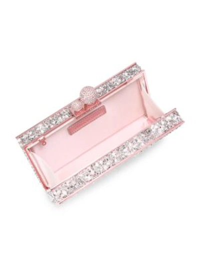 Shop Sophia Webster Clara Crystal Box Bag In White Crystal