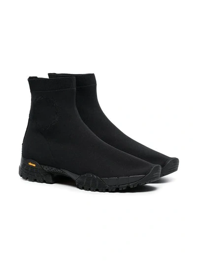 Shop Alyx Black Knit Hiking Boots